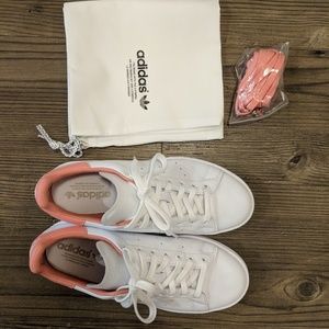 Brand new Mi Stan Smith Adidas - white and pink